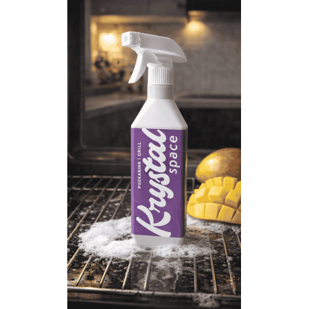 KrystalSpace Płyn do grilla i piekarnika 500 ml usuwa przypalenia bez szorowania